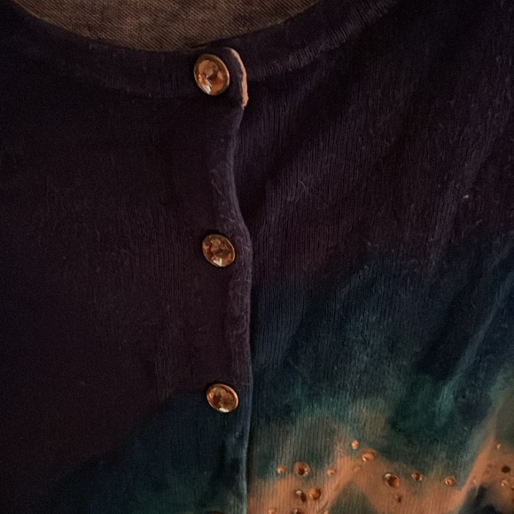 White House Black Market jeweled top - Picture 3 of 5